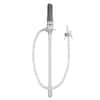 Front. Deway - Automatic Fuel Transfer Pump, 3X More Powerful, D Battery Powered, 2.3 Gal/Minute - Gray.