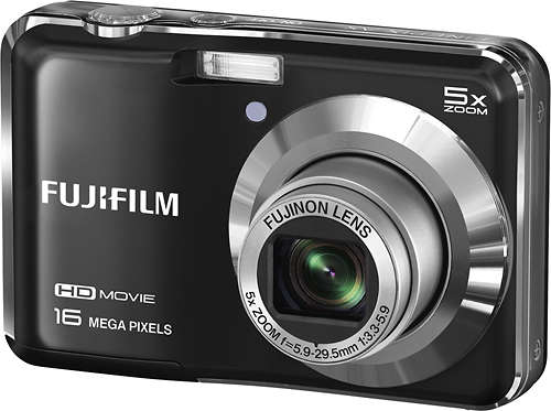 Best Buy: Fujifilm FinePix 16 Megapixel Compact Camera Black AX660