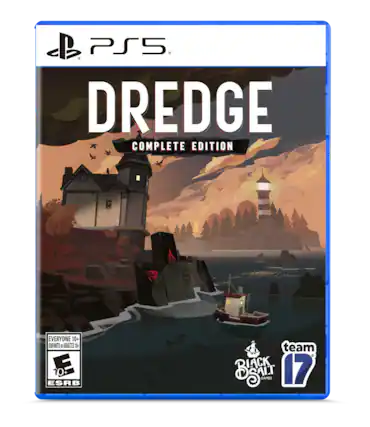 PS5 Dredge Complete Edition: A game for everyone aged 10+. ESRB rating: TEEN. - E10+ (Everyone 10+)