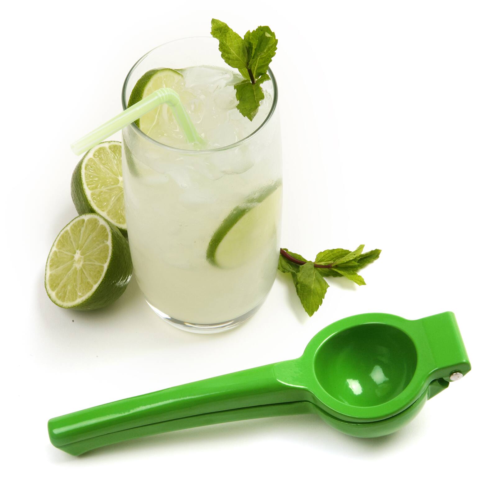Alt View 1. Norpro - Aluminum Lime Juicer, Green - Green.