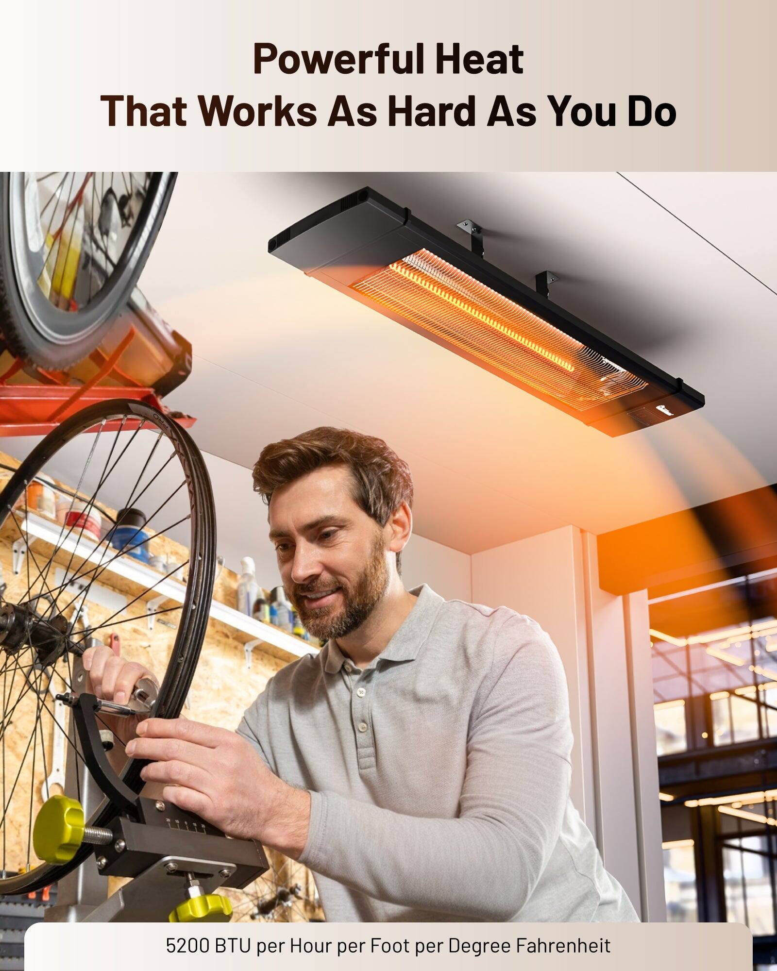 Powerful Heat That Works As Hard As You Do

5200 BTU per Hour per Foot per Degree Fahrenheit