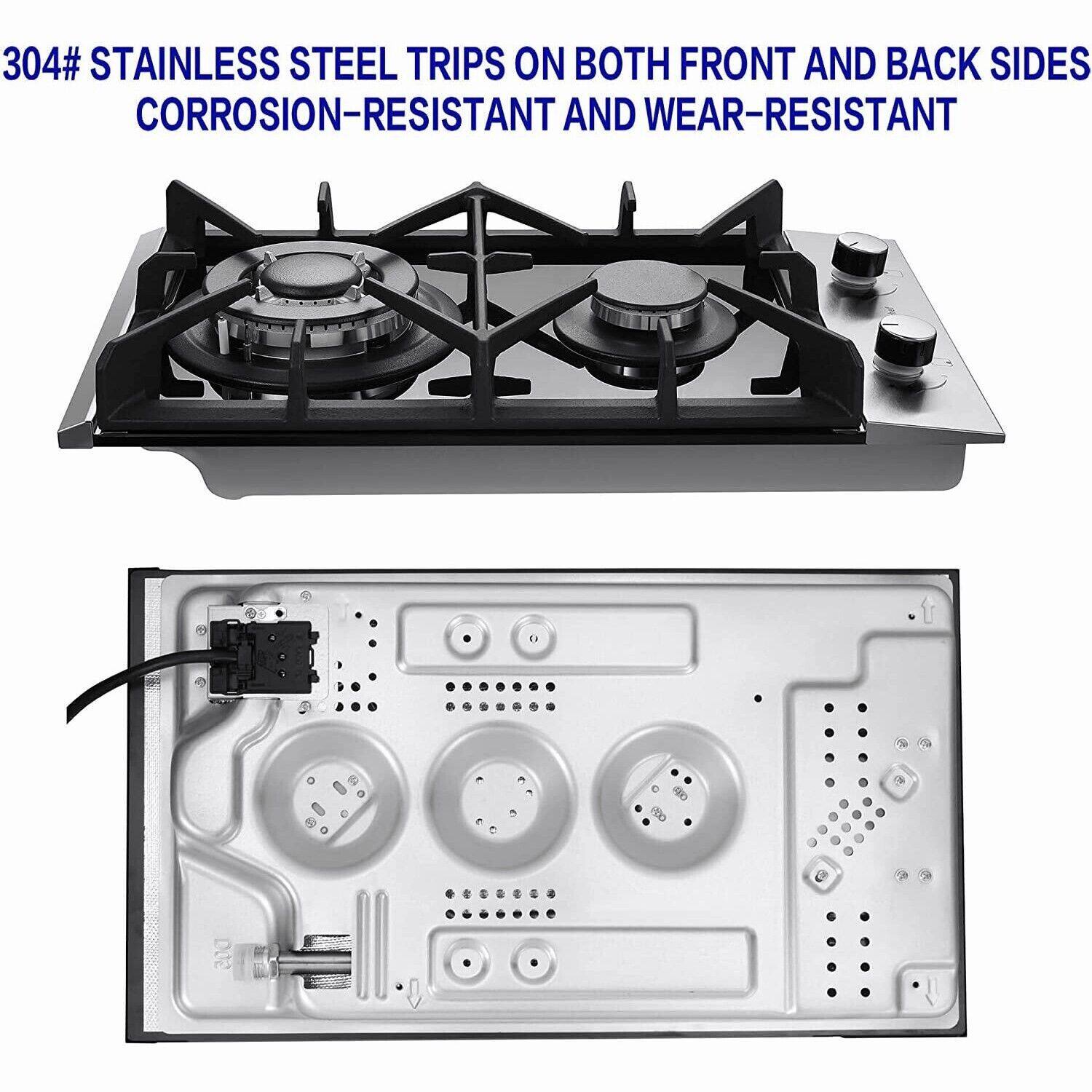 304# STAINLESS STEEL TRIPS ON BOTH FRONT AND BACK SIDES CORROSION-RESISTANT AND WEAR-RESISTANT