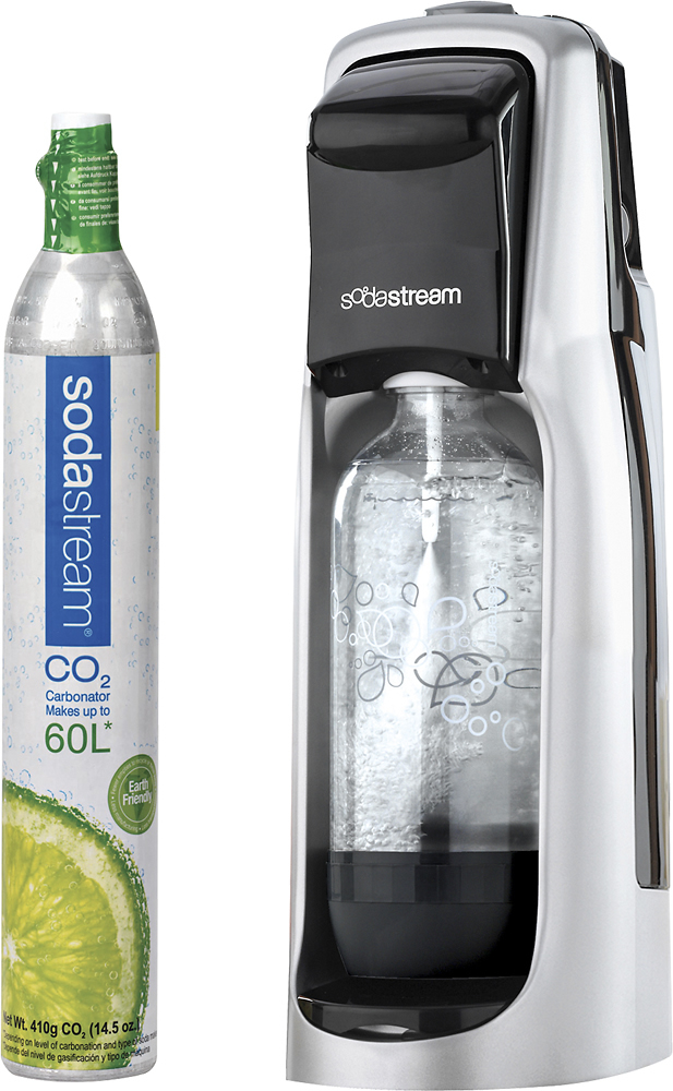 SodaStream 60 L CO2 Refill Cartridge for Carbonated Soda Maker (Set of 2)