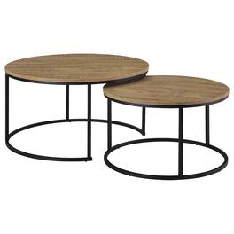 Coaster Co. of America - Lainey 2-piece Round Nesting Coffee Table - Mango