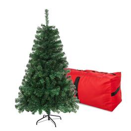 Skar Audio - Christmas Tree Spruce Artificial Holiday Xmas With 450 Pvc Branch Tips & Foldable Metal Stand - Green 4FT