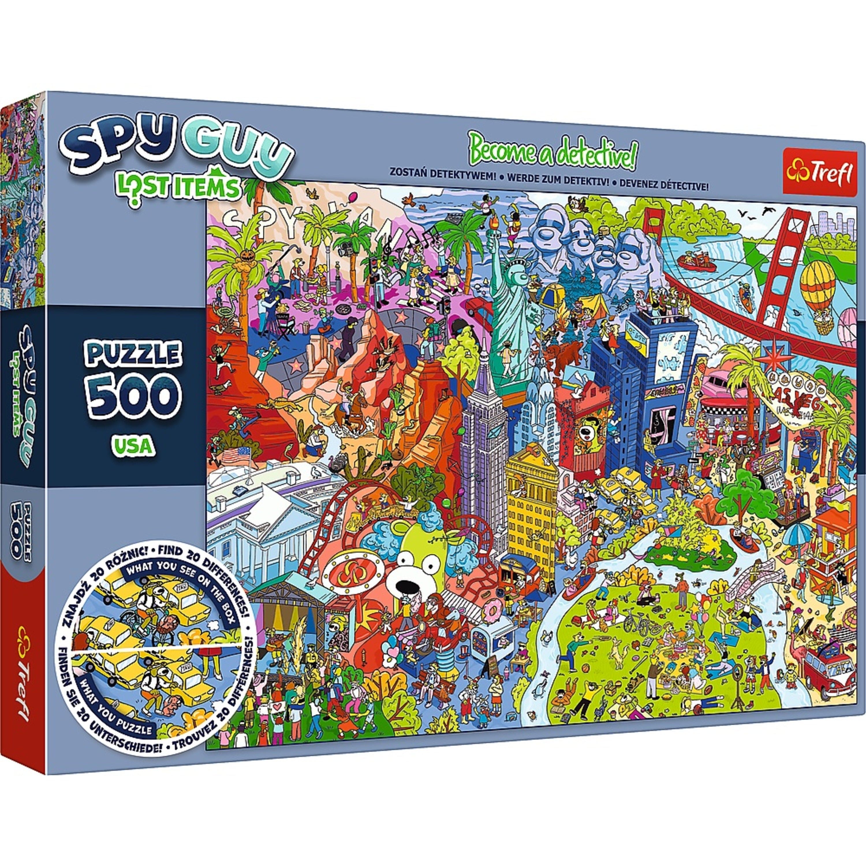 Trefl - Kids 500 Piece Puzzle - Spy Guy - Lost Items: USA price history on PriceWatchPro