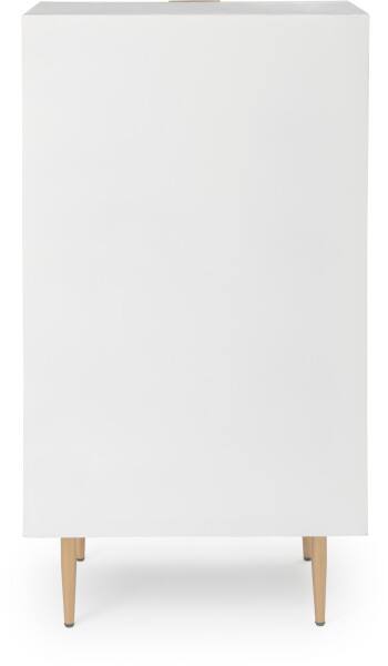 Alt View 2. Adore Decor - Adore Decor Jolie Tallboy Dresser, White - White.