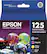 Front. Epson - 125 4-Pack Ink Cartridges - Cyan/Magenta/Yellow/Black.
