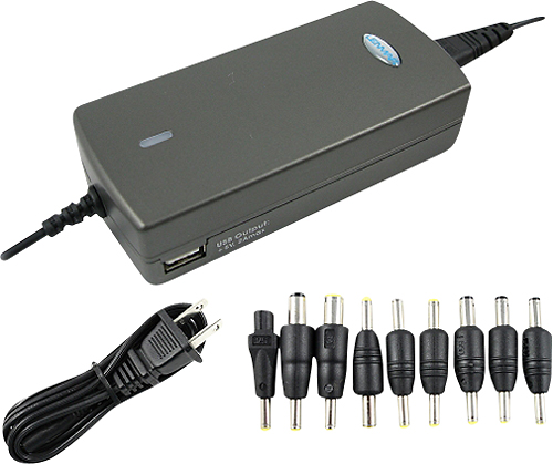 Lenmar 90W AC Laptop Power Adapter with USB Output Charcoal LAC90 - Best Buy