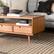 Alt View 19. Walker Edison - Mid-Century Modern Minimalist Solid Wood Storage Coffee Table - Caramel.