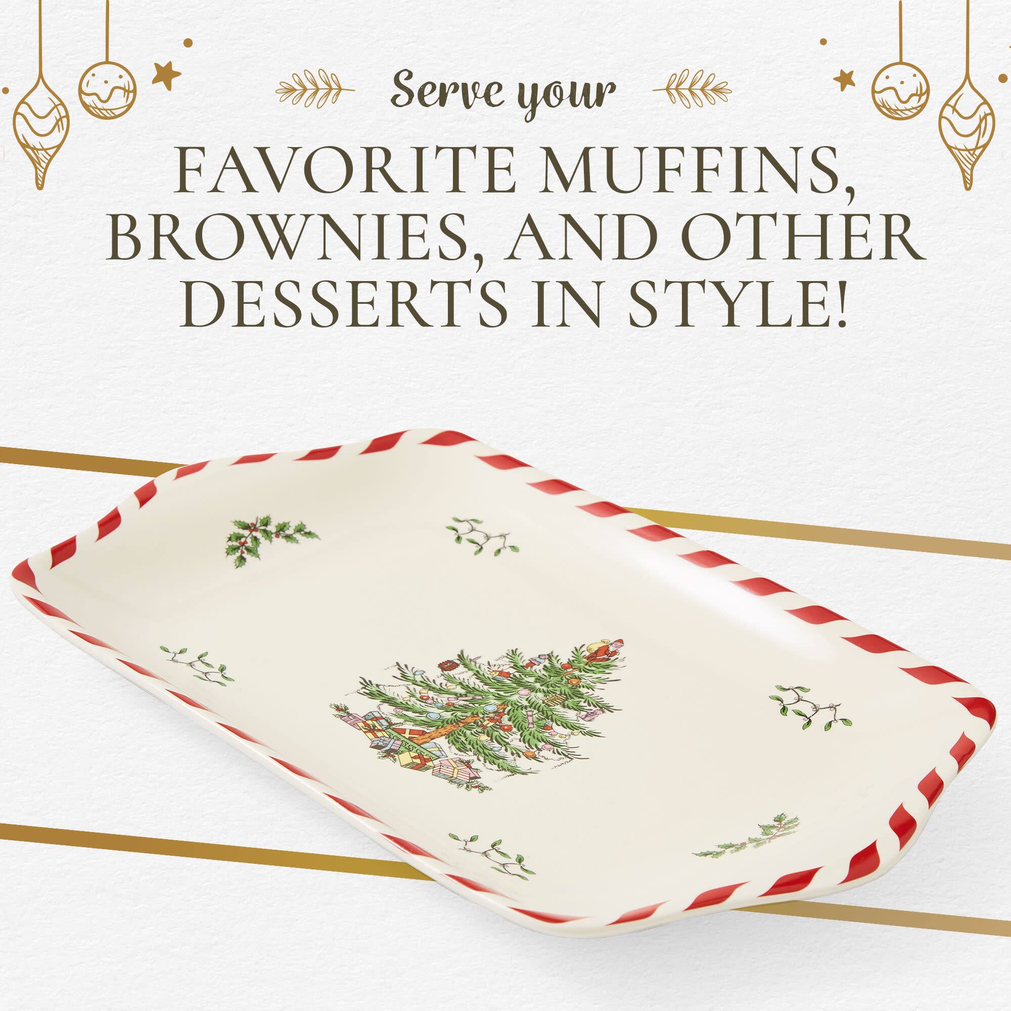 Serve your FAVORITE MUFFINS, BROWNIES, AND OTHER DESSERTS IN STYLE!