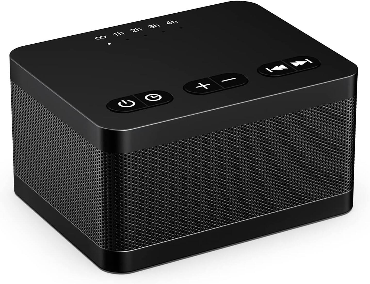 Front. FINEAK - Sound Machine White Noise Machine with 30 Soothing Sounds 36 Levels Volume - Black.