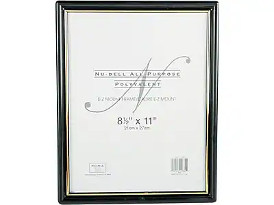 NU-DELL ALL PURPOSE
POLYVALENT
EZ MOUNT FRAME / PDRE EZ MOUNT
8½" x 11"
21cm x 27cm