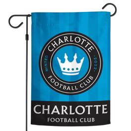WinCraft - Charlotte FC 2-Sided 12'' x 18'' Applique Garden Flag - Multicolor