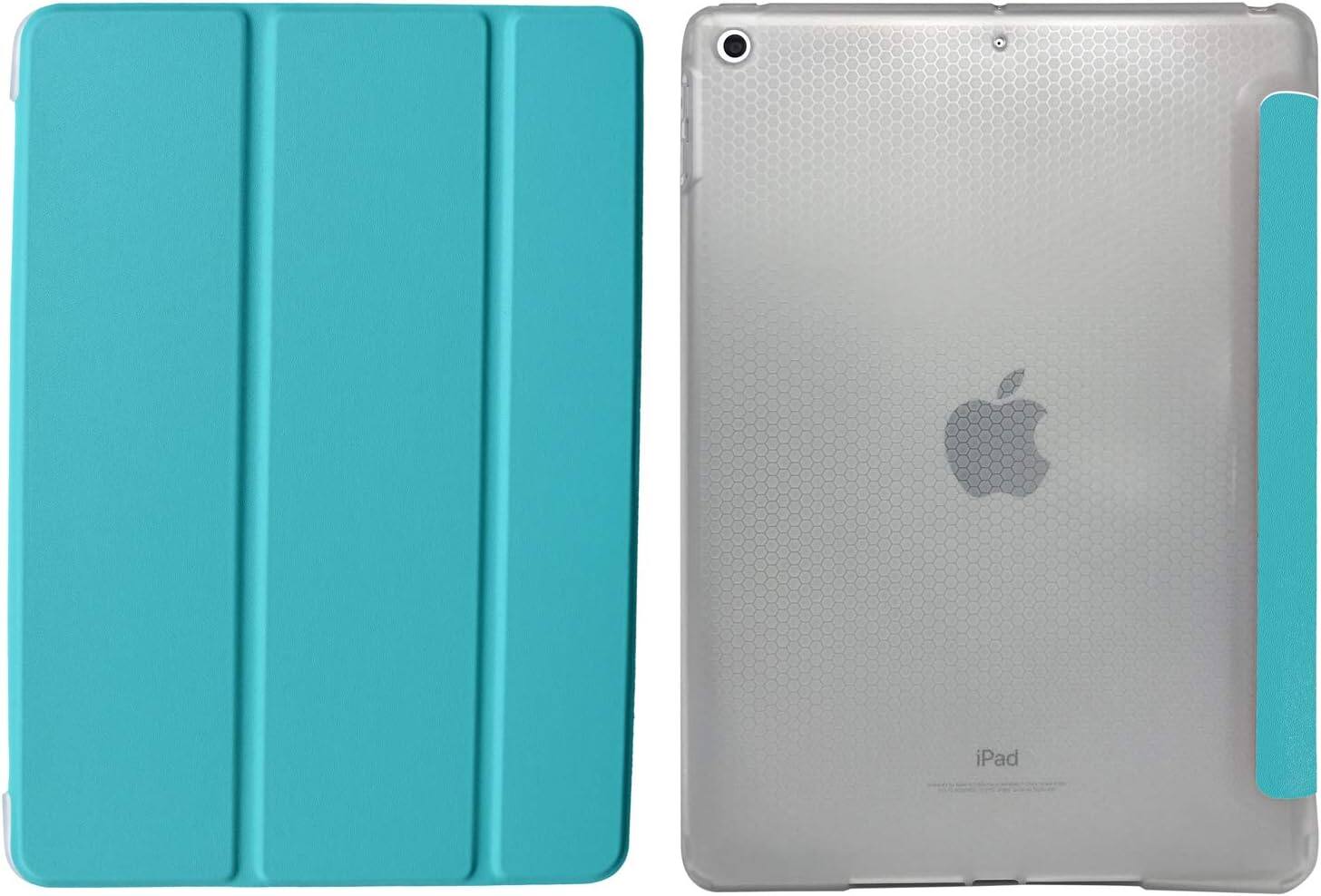 Alt View 2. DuraSafe Cases - iPad Air 2/Air 1 & iPad 9.7" 6th/5th Gen Flexible TPU-Back Cover with Auto Sleep/Wake A1474 A1475 A1476 A1566 A1567 - Green.