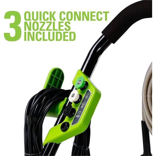 QUICK CONNECT  
3 NOZZLES INCLUDED  
45 SOAP