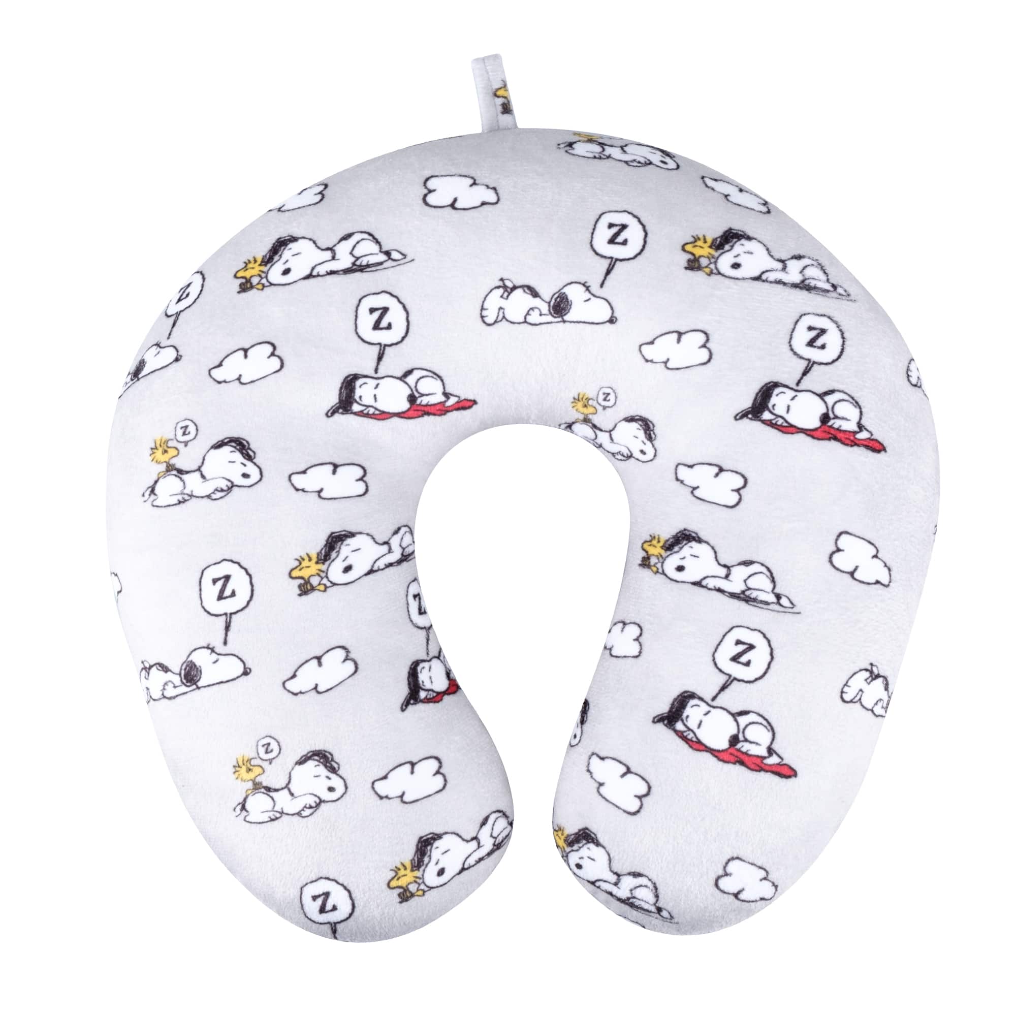 Peanuts - Clouds Travel Neck Pillow - Gray