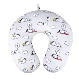 Peanuts - Clouds Travel Neck Pillow - Gray
