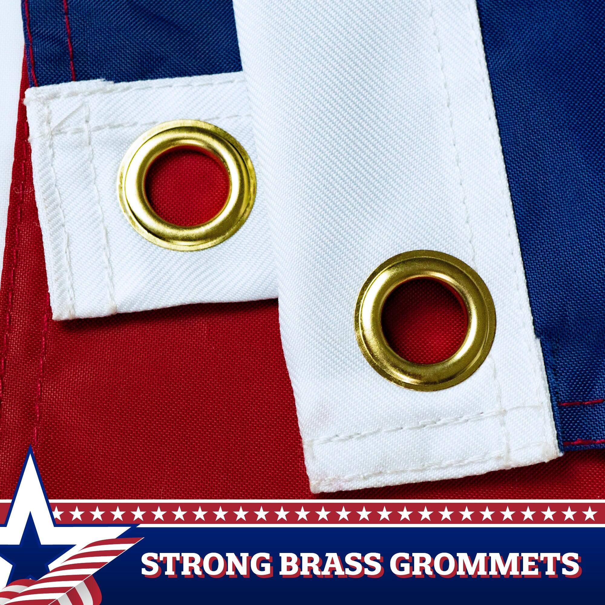 STRONG BRASS GROMMETS