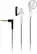 Front. Sennheiser - MX 365 Earbud Headphones - White.