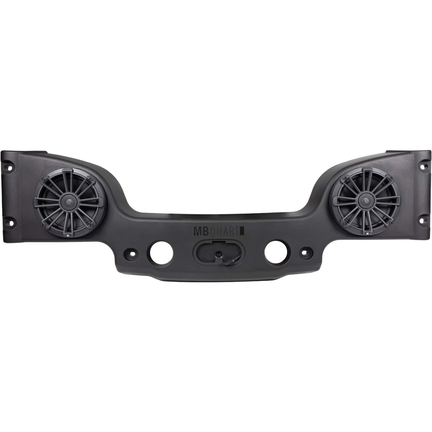 MB Quart - Tuned 8" Coaxial Car Speakers with Composite Polypropylene Cones (Pair) - Black - Front_Zoom