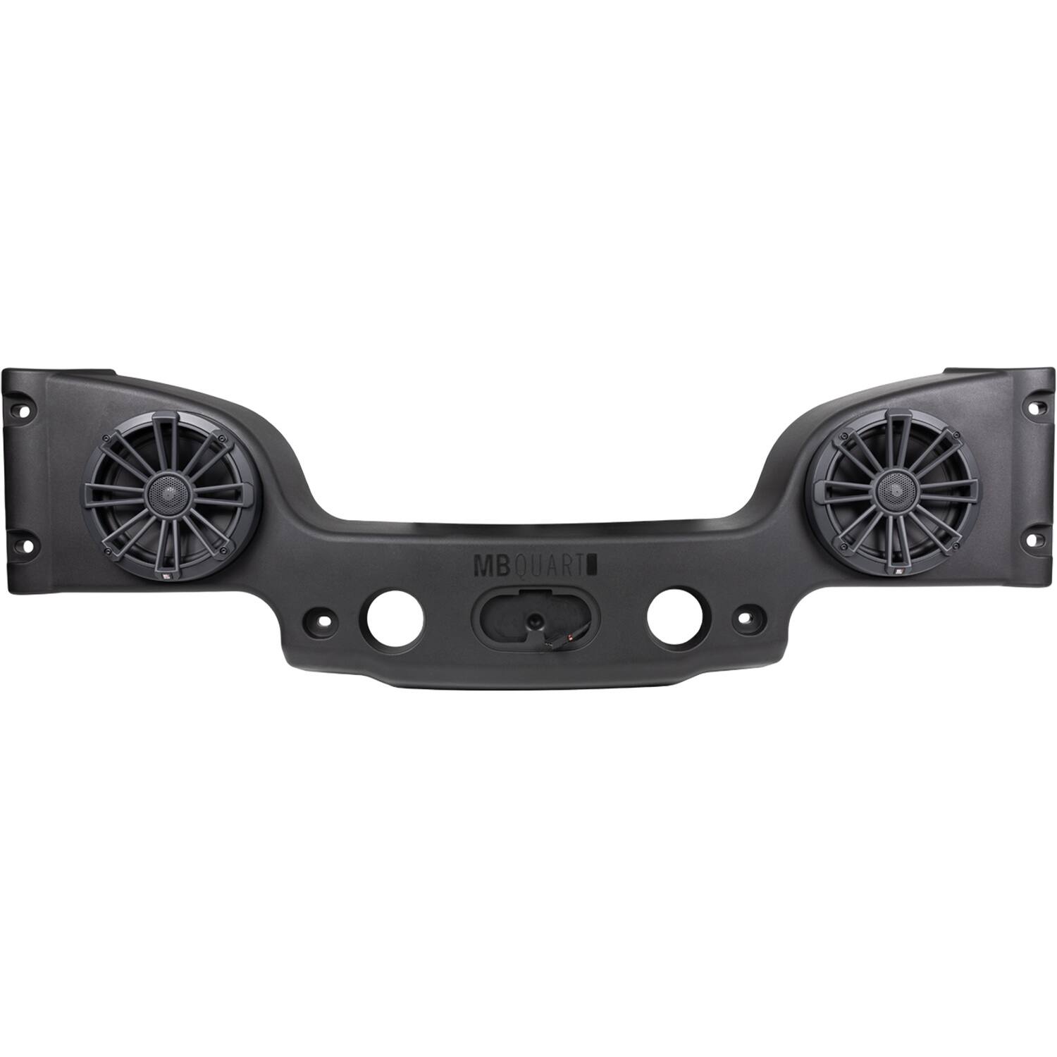 Front. MB Quart - Tuned 8" Coaxial Car Speakers with Composite Polypropylene Cones (Pair) - Black.