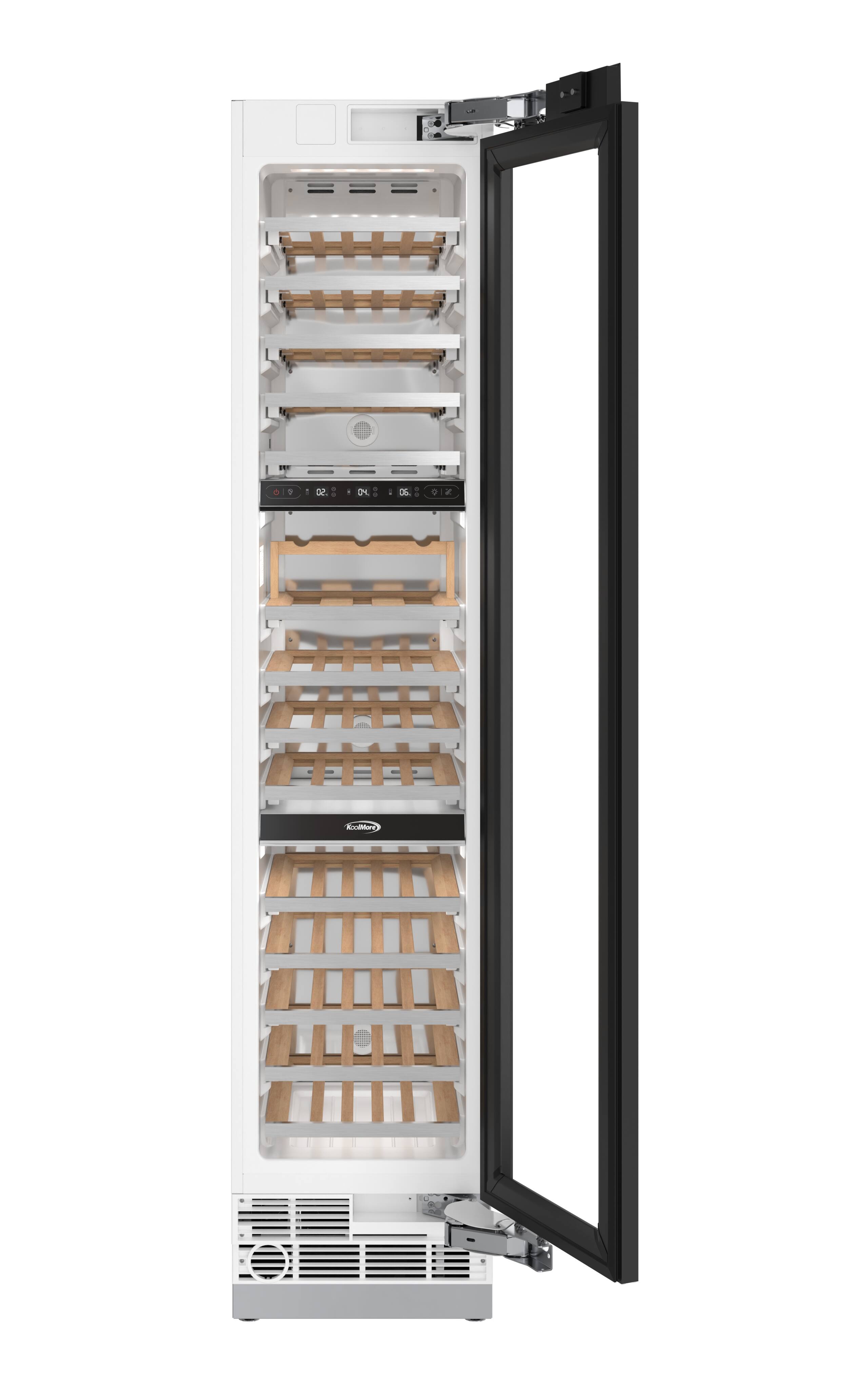 Alt View 6. Koolmore - KoolMore Reserve Panel Ready 30 in. Column Refrigerator with 18 in. Wine Cooler and Freezer - White.