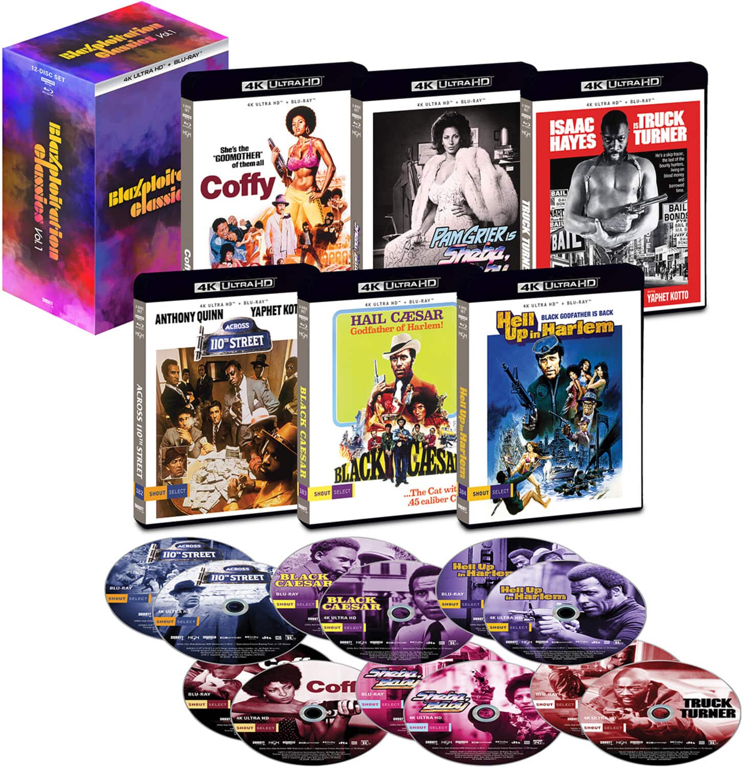 Blaxploitation Classics: Volume 1  - 4K Blu-Ray