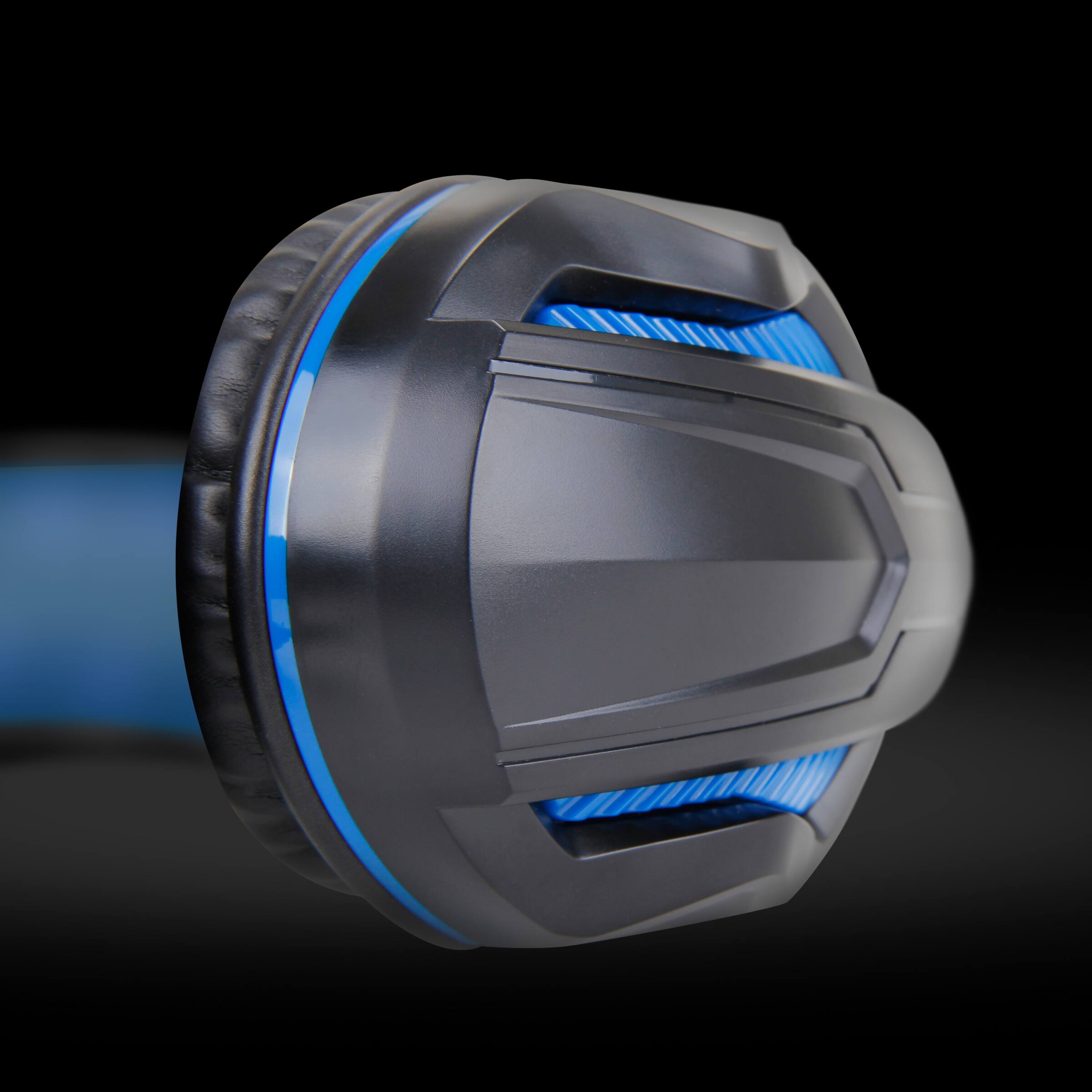 Alt View 8. ENHANCE - PC Gaming Headset with Comfortable Ear Padding and Adjustable Mic - Blue.