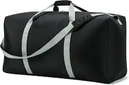 Vulpecula Spade - 105L Extra Large Duffel Bag 32.5 inch Lightweight Luggage for Travel - Black