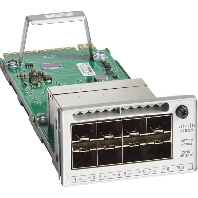 Cisco Consumer Products - Cisco Catalyst 9300 8 x 10GE Network Module - For Data Networking - 8 x 10GBase-X Network - Twisted Pair10 Gigabit - Unknown price history on PriceWatchPro