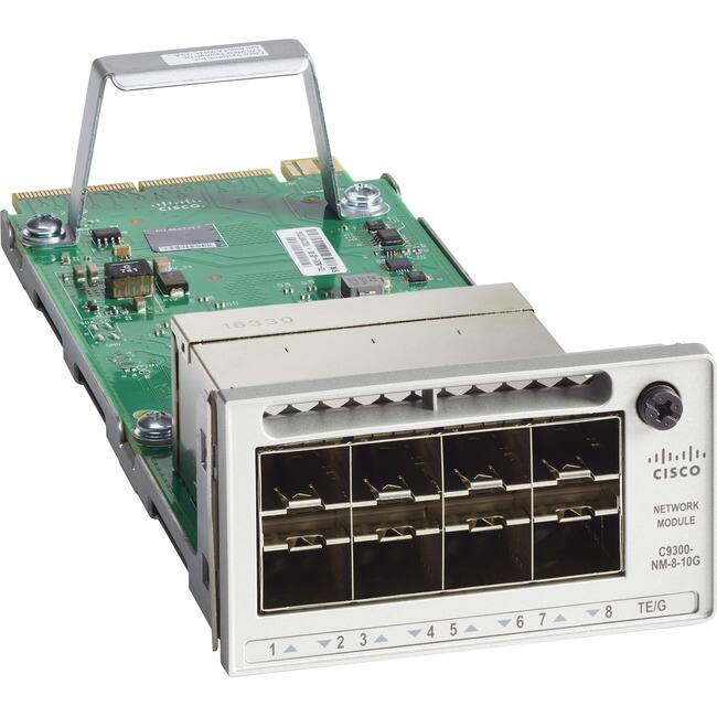10330  
CISCO NETWORK MODULE  
C9300-NM-8-10G  
1 2 3 4 5 6 7 8  
TE/G