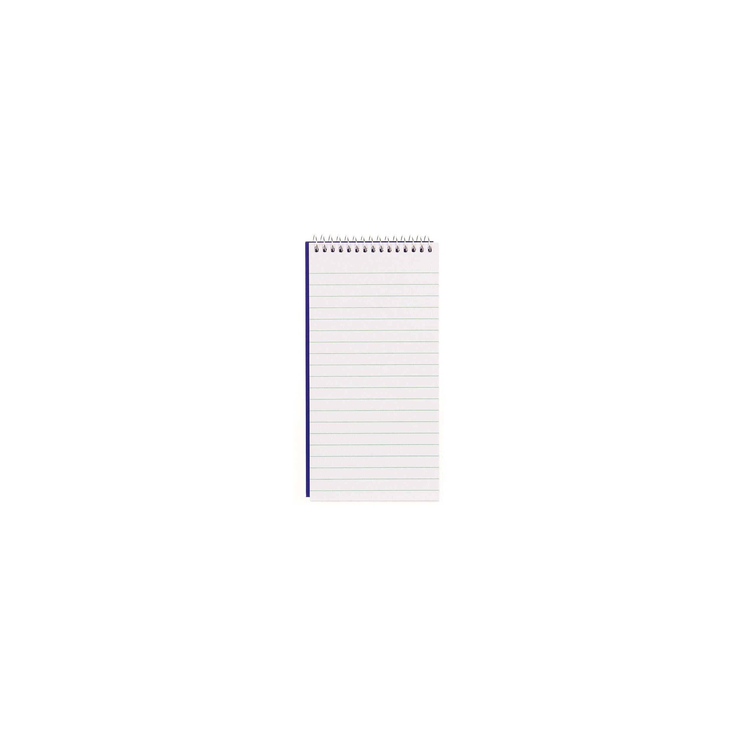 Alt View 2. Blueline - Blueline Reporter Notepad, 4" x 8", Narrow Ruled, Blue, 80 Sheets/Pad (AT8B) - Blue.