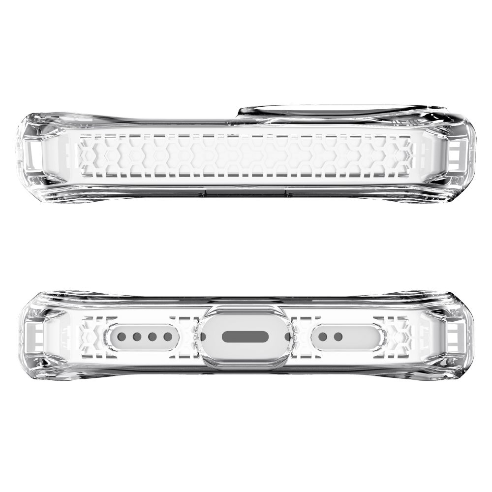 Alt View 3. Itskins - ITSkins Spectrum Clear case for iPhone 13 mini / 12 mini - Clear.