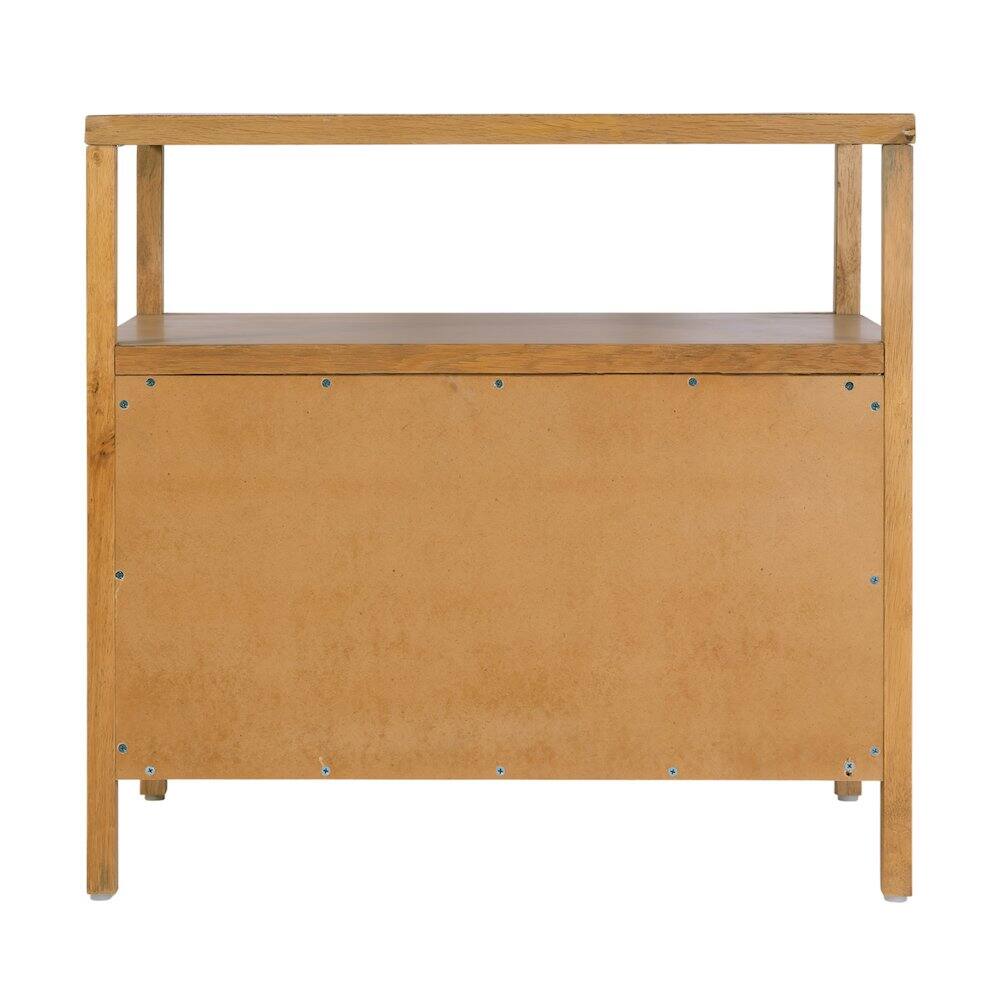 Angle. Butler Specialty - Mendel 28 in. W Rectangular Wood 2 Drawer Nightstand - Light Brown.