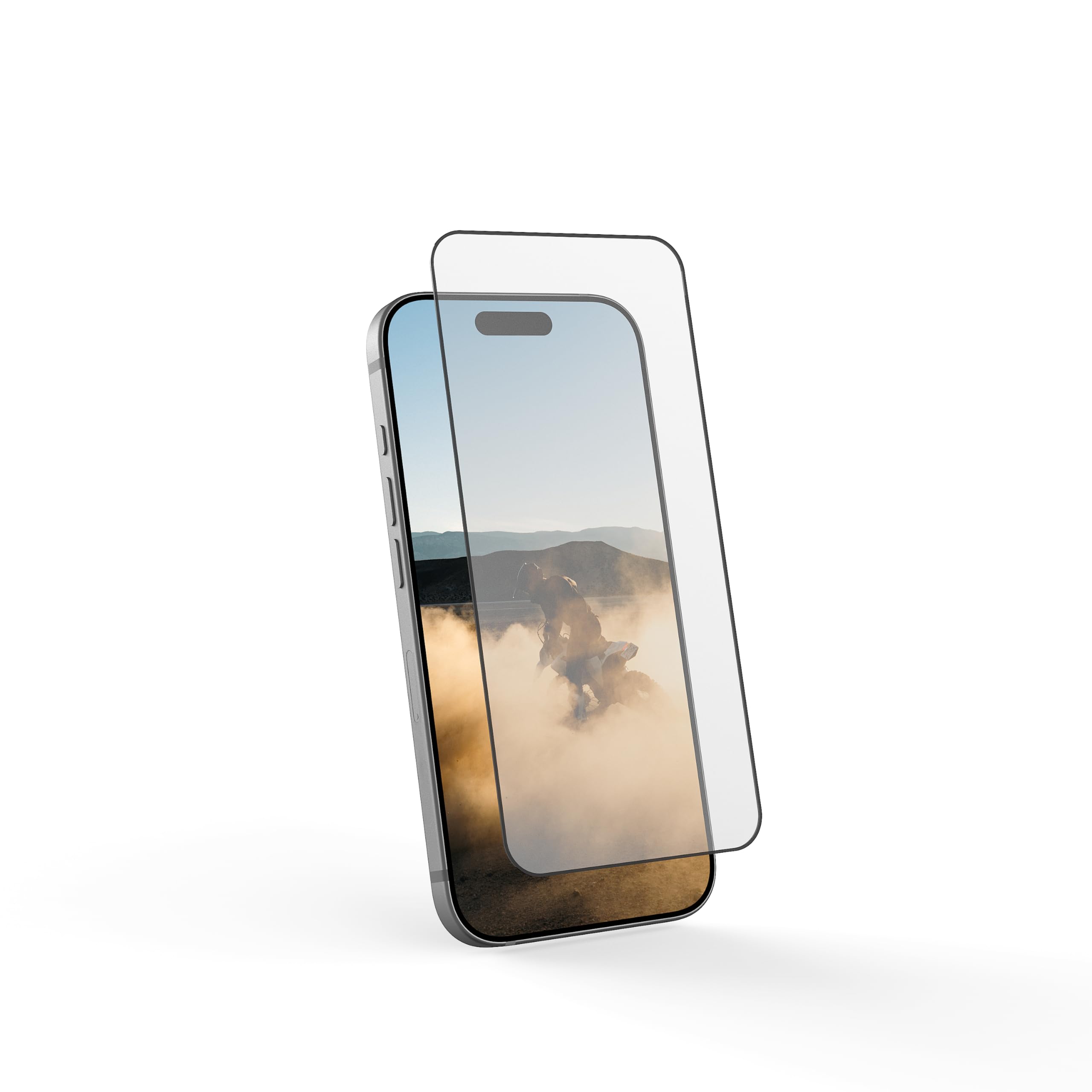 Alt View 7. UAG - iPhone 17 Pro Screen Protector-  Ultra Premium German Schott High Aluminum Glass, Anti-Fingerprint & Anti-Reflective - Ultra Clear.