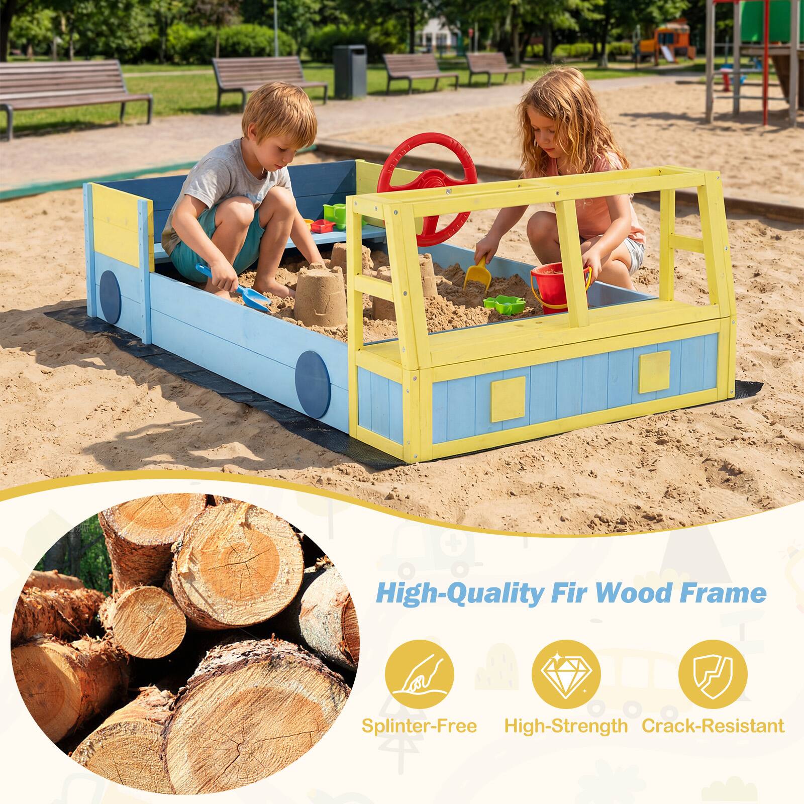 High-Quality Fir Wood Frame  
Splinter-Free  
High-Strength  
Crack-Resistant