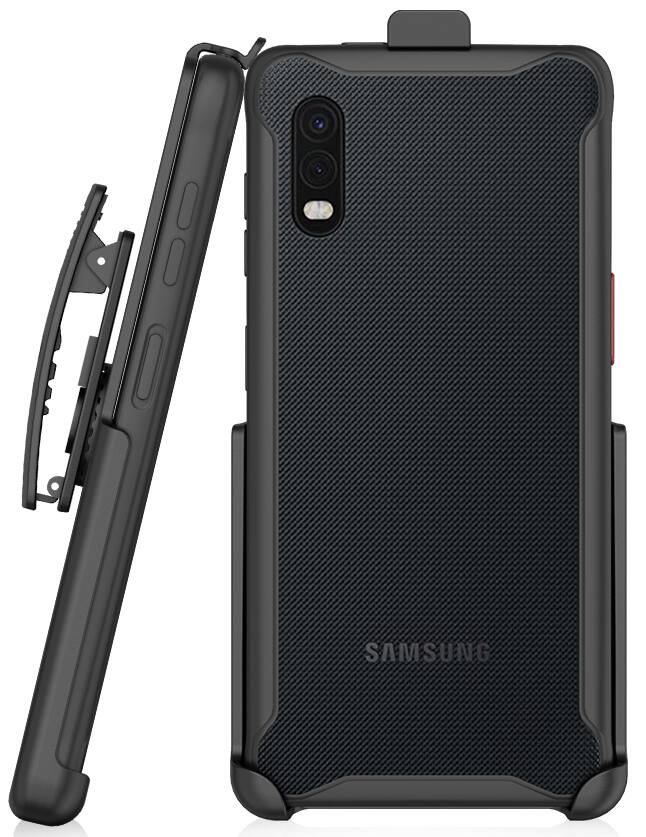 Alt View 2. Nakedcellphone - Belt Clip Holster Case for Samsung Galaxy XCover Pro (SM-G715, 2020) - Black.