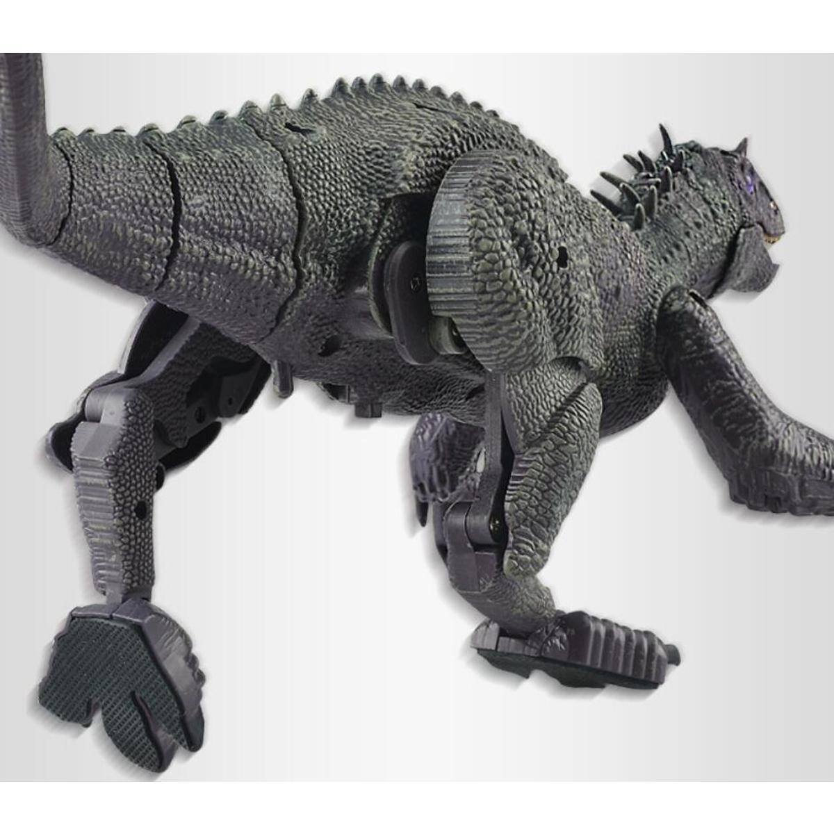 Left. JuzToys - Remote Control Dinosaur, Dino Tyrannosaurus Toy, Roaring Life Like Movement, Yellow - Yellow.