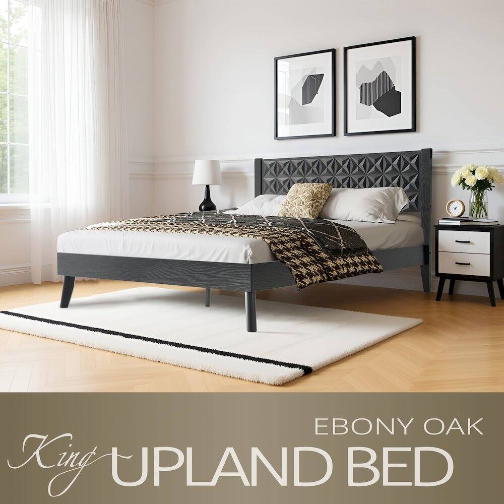 EBONY OAK  
King UPLAND BED