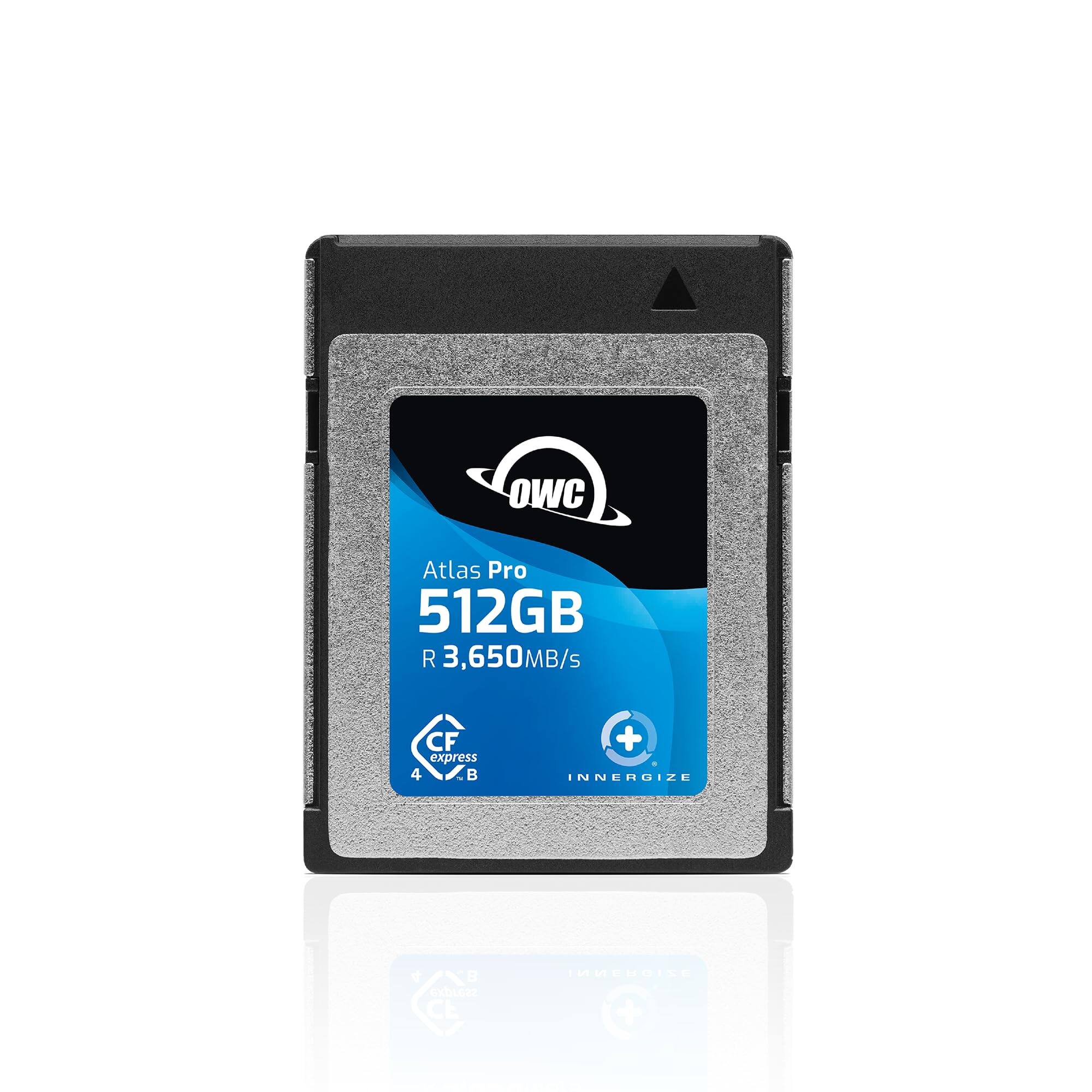 Alt View 6. OWC - OWC 512GB Atlas Pro High-Performance CFexpress 4.0 Type B Memory Card, Professional Grade.