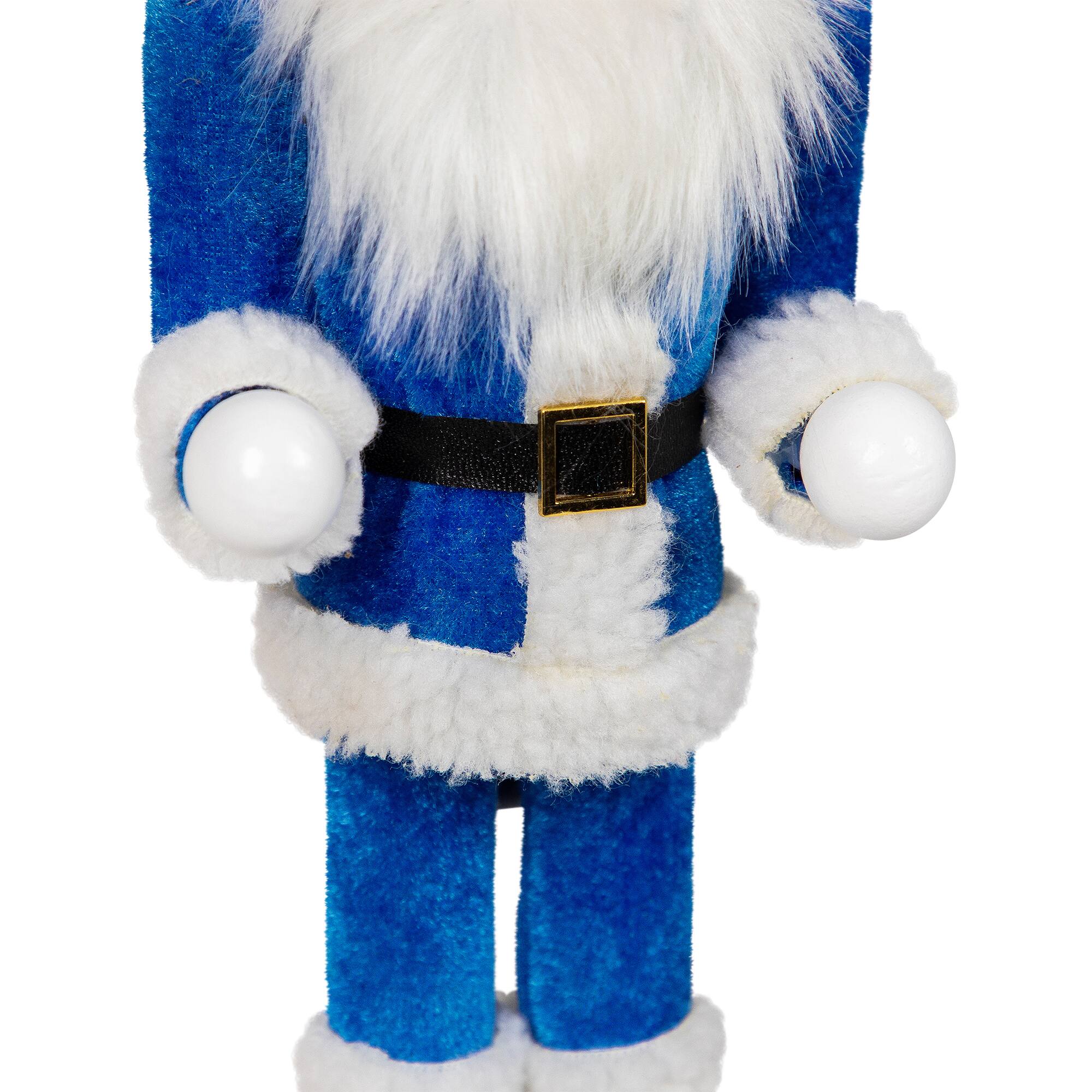 Alt View 7. Northlight - Santa Claus Wooden Holiday Nutcracker - 14" - White.