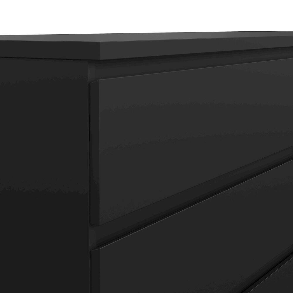 Back. Tvilum - Scottsdale 6 Drawer Double Dresser Matte - Black.
