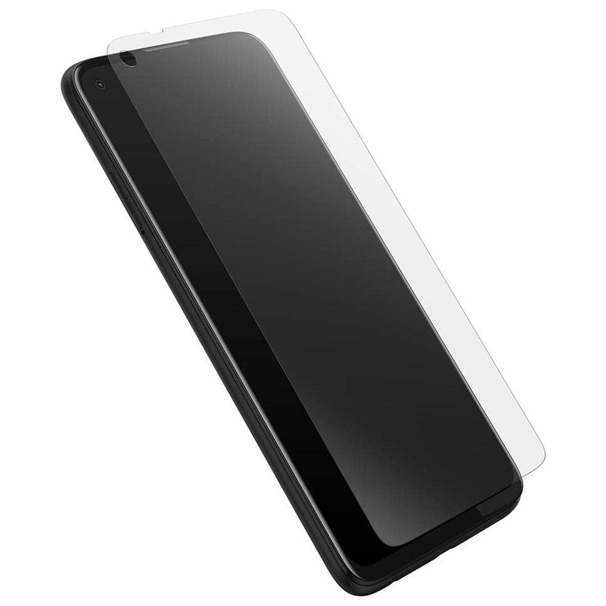 Angle. OtterBox - OtterBox Alpha Glass Series Screen Protector for Motorola g Power (2020) - Clear - Clear.