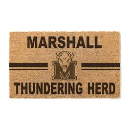 Jardine - Marshall Thundering Herd 18" x 30" Team Logo Doormat - Brown