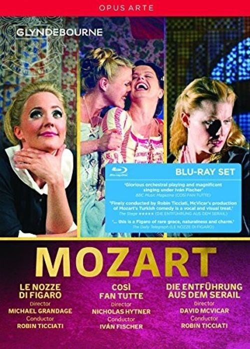 Mozart: Le Nozze di Figaro; Così fan Tutte; Die Entführung aus dem Serail [Video] [Blu-Ray Disc]