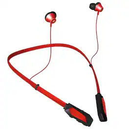 BEARSOLIM - Wireless Neckband Headphones V4.2 Sweat-proof Sport Headsets Earbuds In-Ear Magnetic Neckbands Stereo Earphone,in - Red