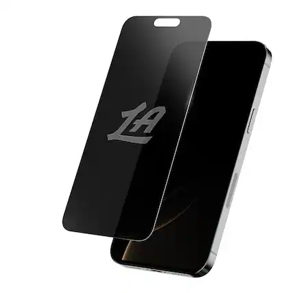 Front. Screen Skinz - LA Clippers iPhone Privacy Screen Protector - 13 Pro Max/14 Plus - Multicolor.