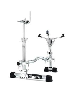 Gibraltar Hardware - Stealth Vertical Mounting System Drum Rack Pack, Low-Profile VMS for Toms & Snare with Snare Basket, Tom Mounting Posts