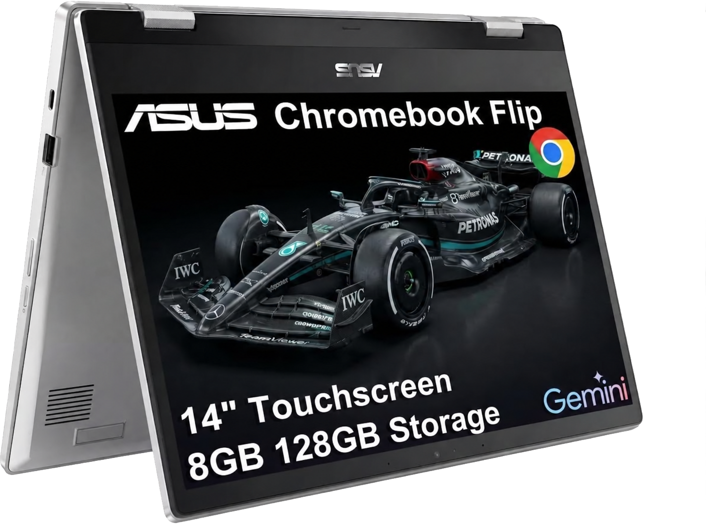 ASUS Chromebook Flip  
14" Touchscreen  
8GB 128GB Storage
